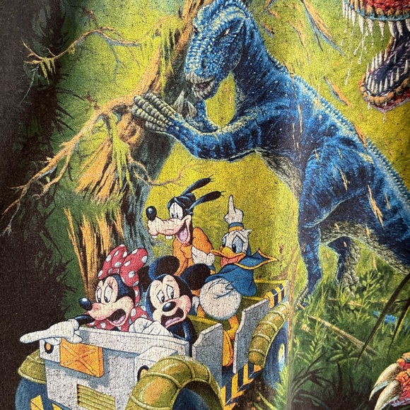 Rare Vintage 90s Disney Countdown to Extinction Shirt - Picture 2 of 6